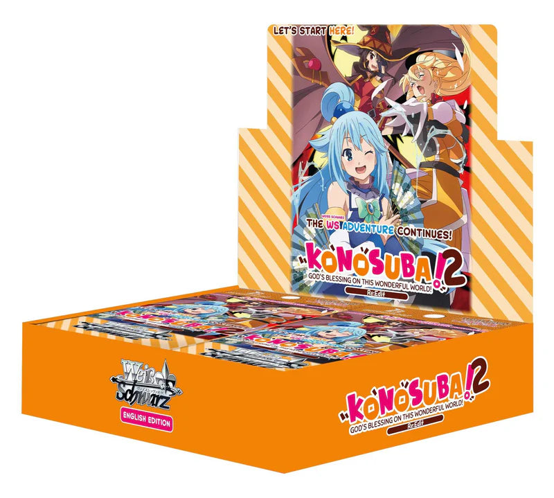 Weiss Schwarz KONOSUBA -God’s Blessing On This Wonderful World! Re:Edit English Edition Booster Box