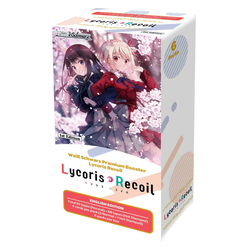 Weiss Schwarz Lycoris Recoil English Edition Premium Booster