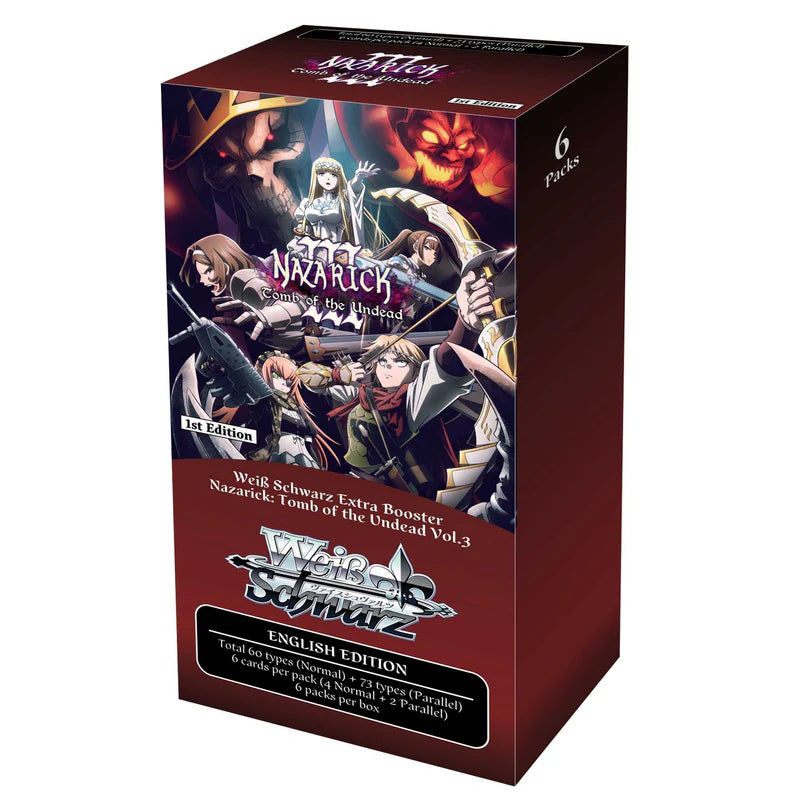 Weiss Schwarz Extra Booster Nazarick: Tomb of the Undead Vol.3 English Edition - PRE-ORDER