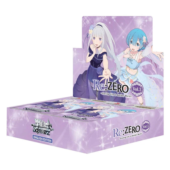 Weiss Schwarz Re:ZERO -Starting Life in Another World- Vol.3 English Edition Booster Box