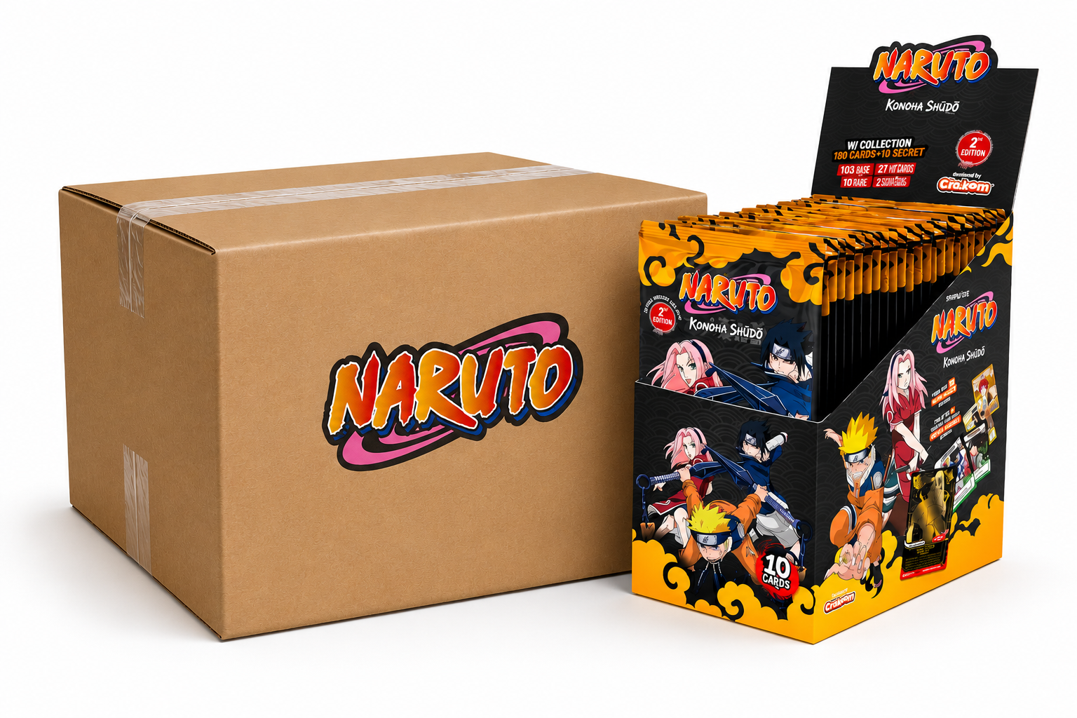 naruto booster box for sale Naruto Mythos Konoha Shido 2nd Edition Booster Box (x12) Display Case – Card Fiends