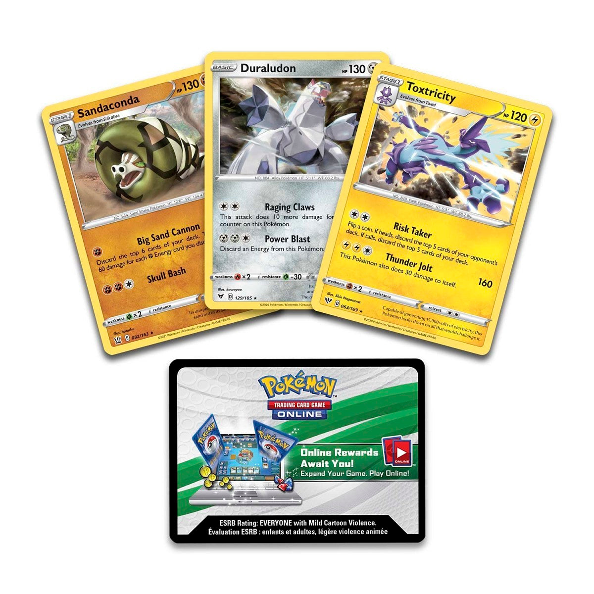 Pokémon TCG: Knock Out Collection - (Toxtricity, Duraludon & Sandaconda)