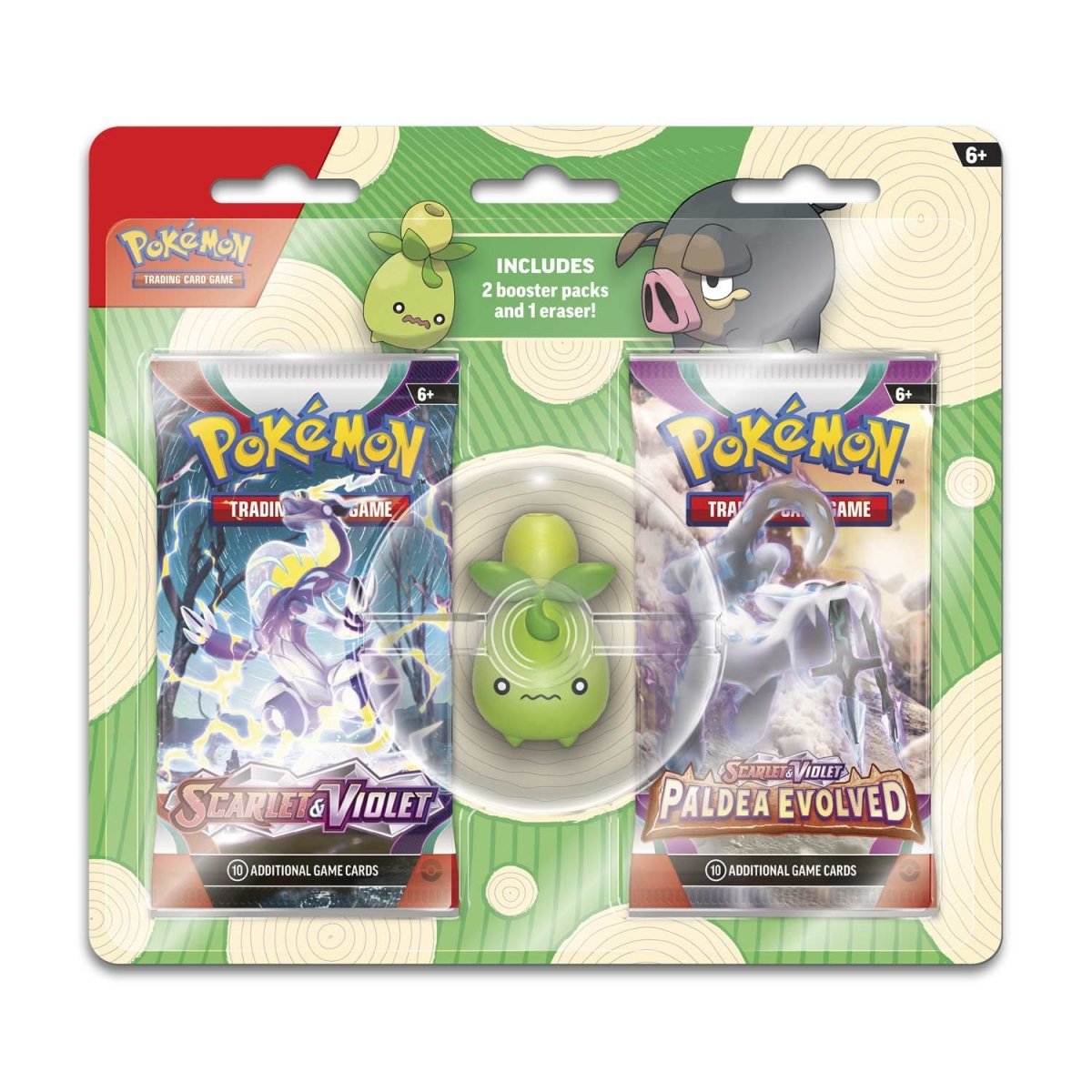 Pokémon TCG: Back to School Eraser Blister - Smoliv