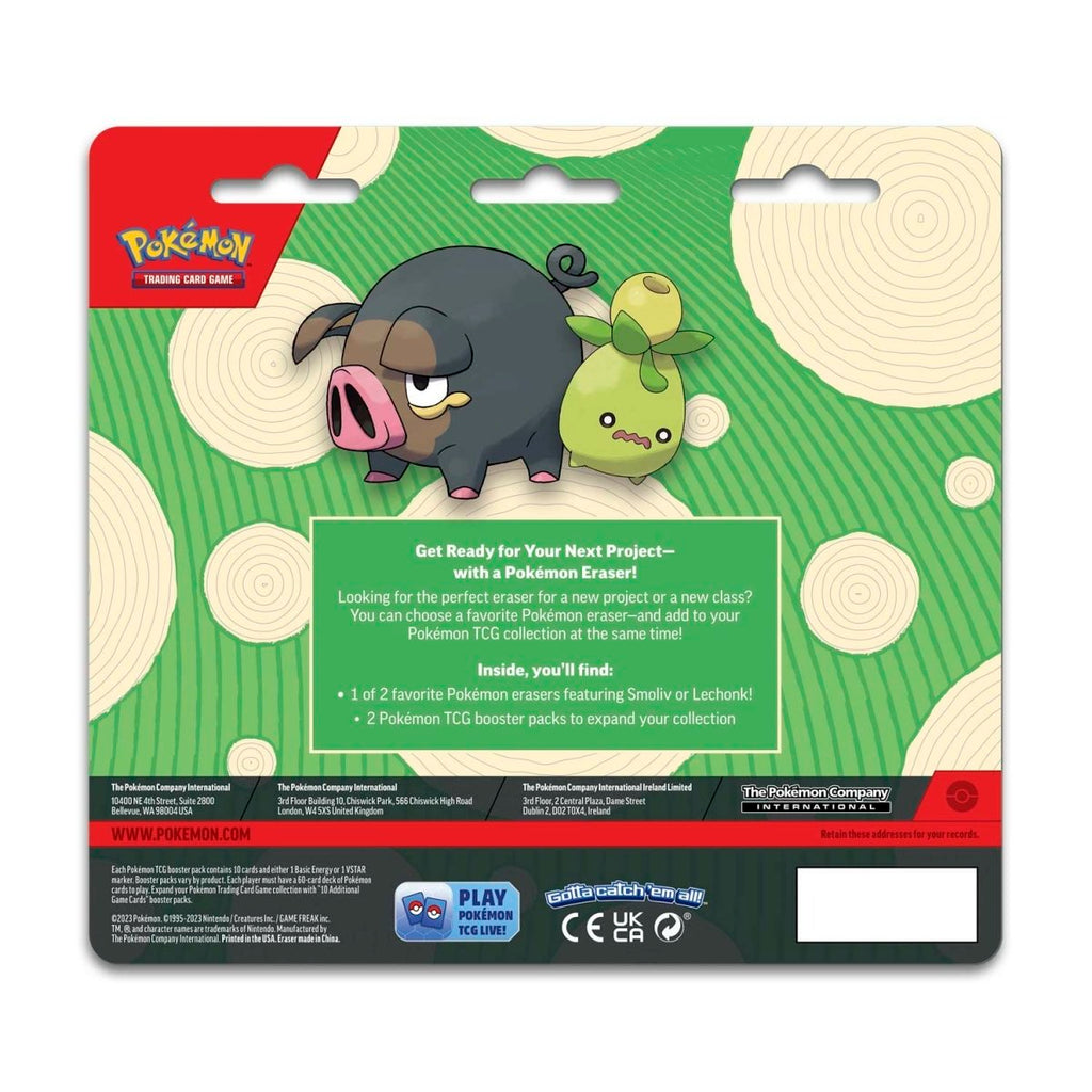 Pokémon TCG: Back to School Eraser Blister - Lechonk