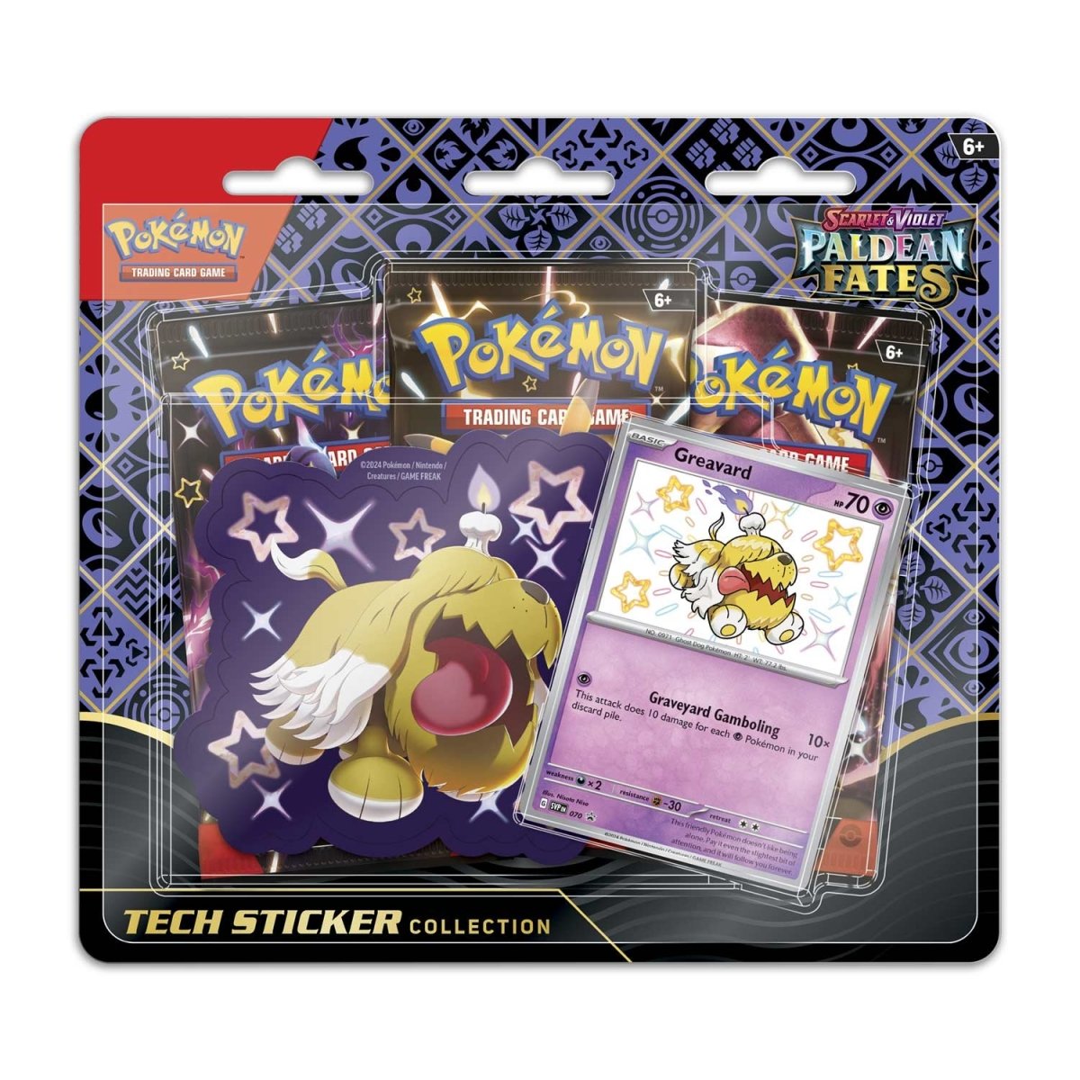 Pokémon TCG: Paldean Fates Tech Sticker Collection - Shiny Greavard