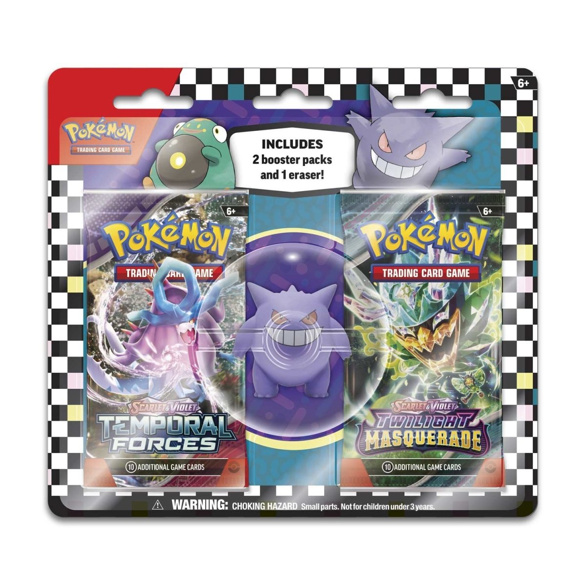 Pokémon TCG: Back to School Eraser Blister - Gengar