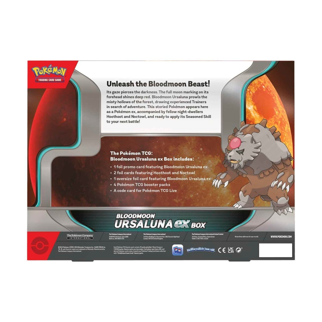 Pokémon TCG: Bloodmoon Ursaluna Ex Box
