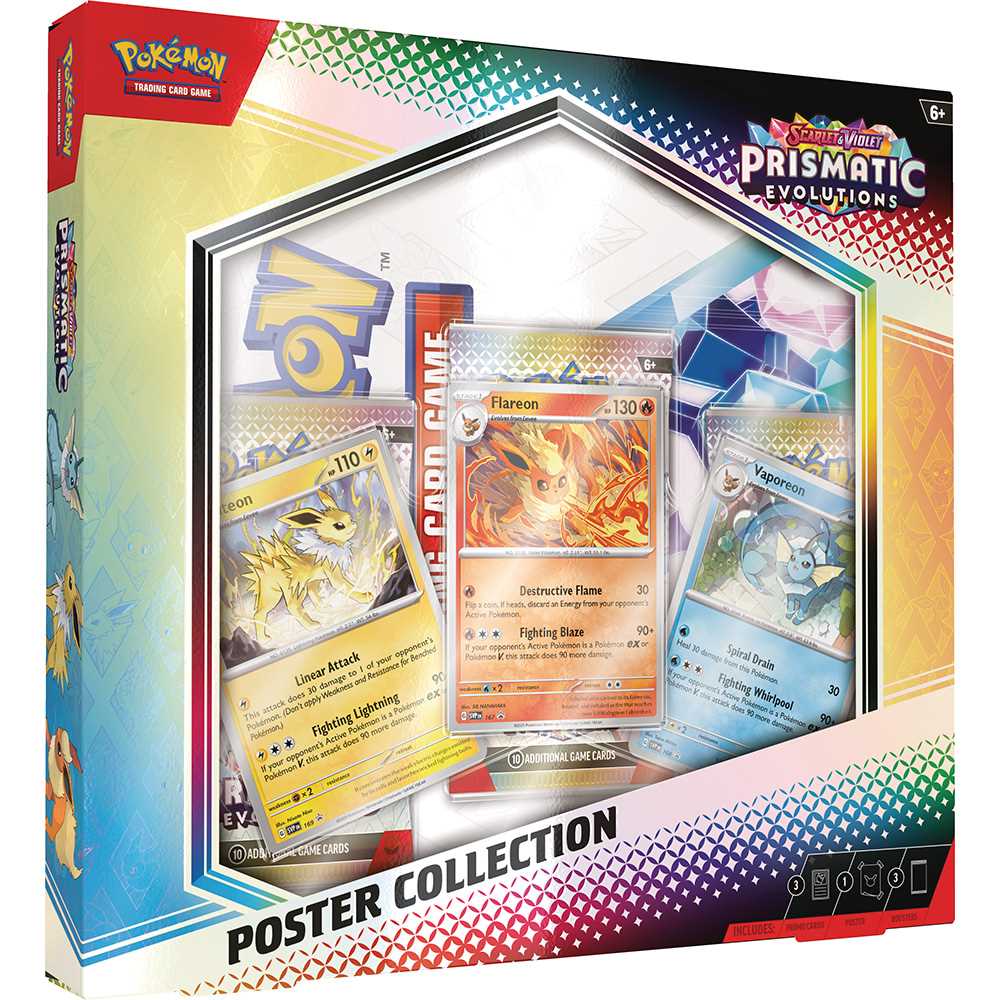 Pokémon TCG: Scarlet & Violet - Prismatic Evolutions - Poster Collection