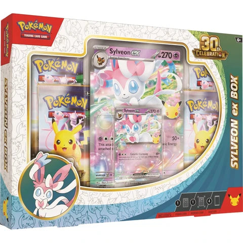 Pokémon TCG: 30th Celebration Sylveon Ex Box (PRE-ORDER)