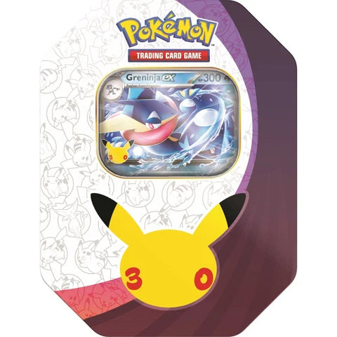 Pokémon TCG: 30th Celebration Greninja Ex Tin (PRE-ORDER)