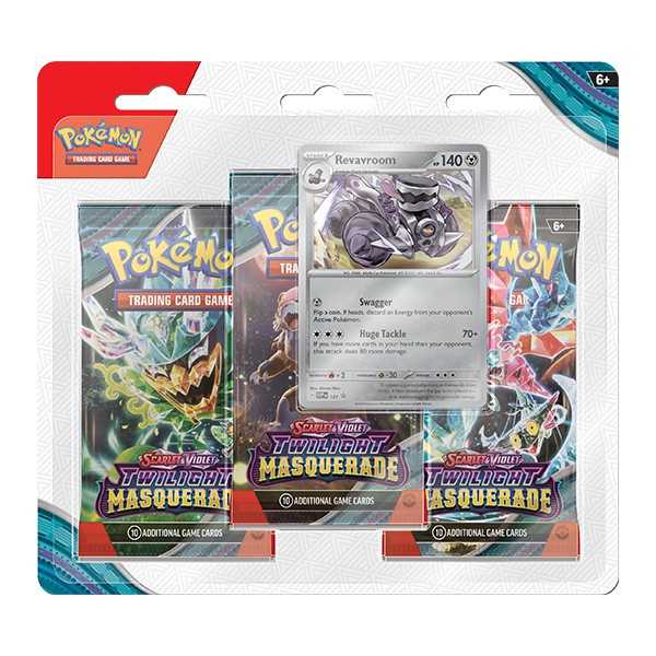 Pokémon TCG: Scarlet & Violet - Twilight Masquerade - 3-Pack Blister - Revavroom