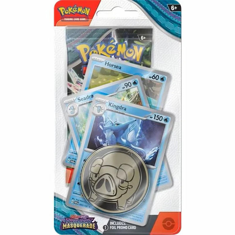 Pokémon TCG: Twilight Masquerade Premium Checklane Blister - Kingdra
