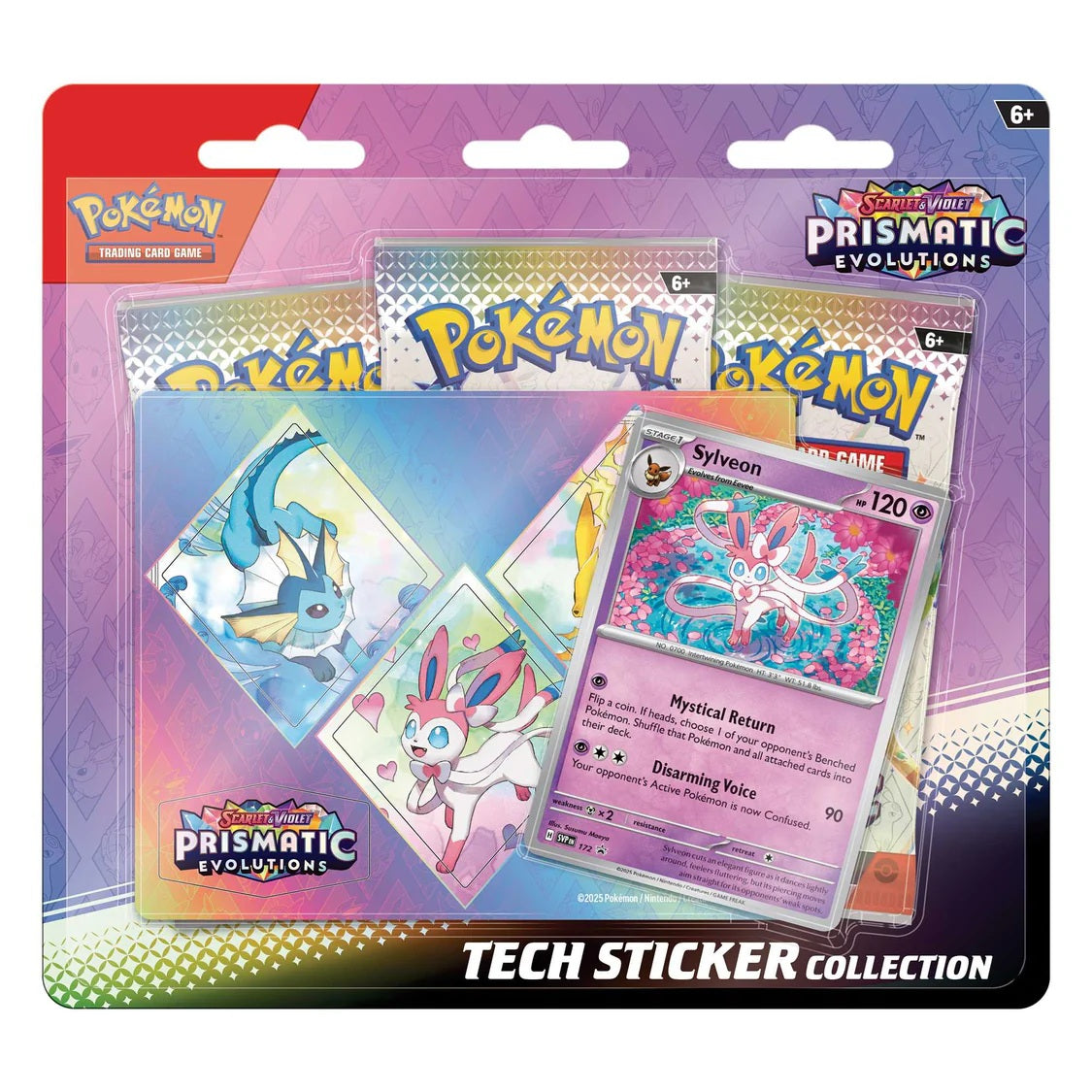 Pokémon TCG: Prismatic Evolutions Tech Sticker Collection - Sylveon